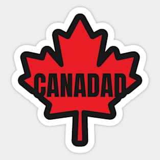 Canadad - Fathers Day Canada Day Sticker